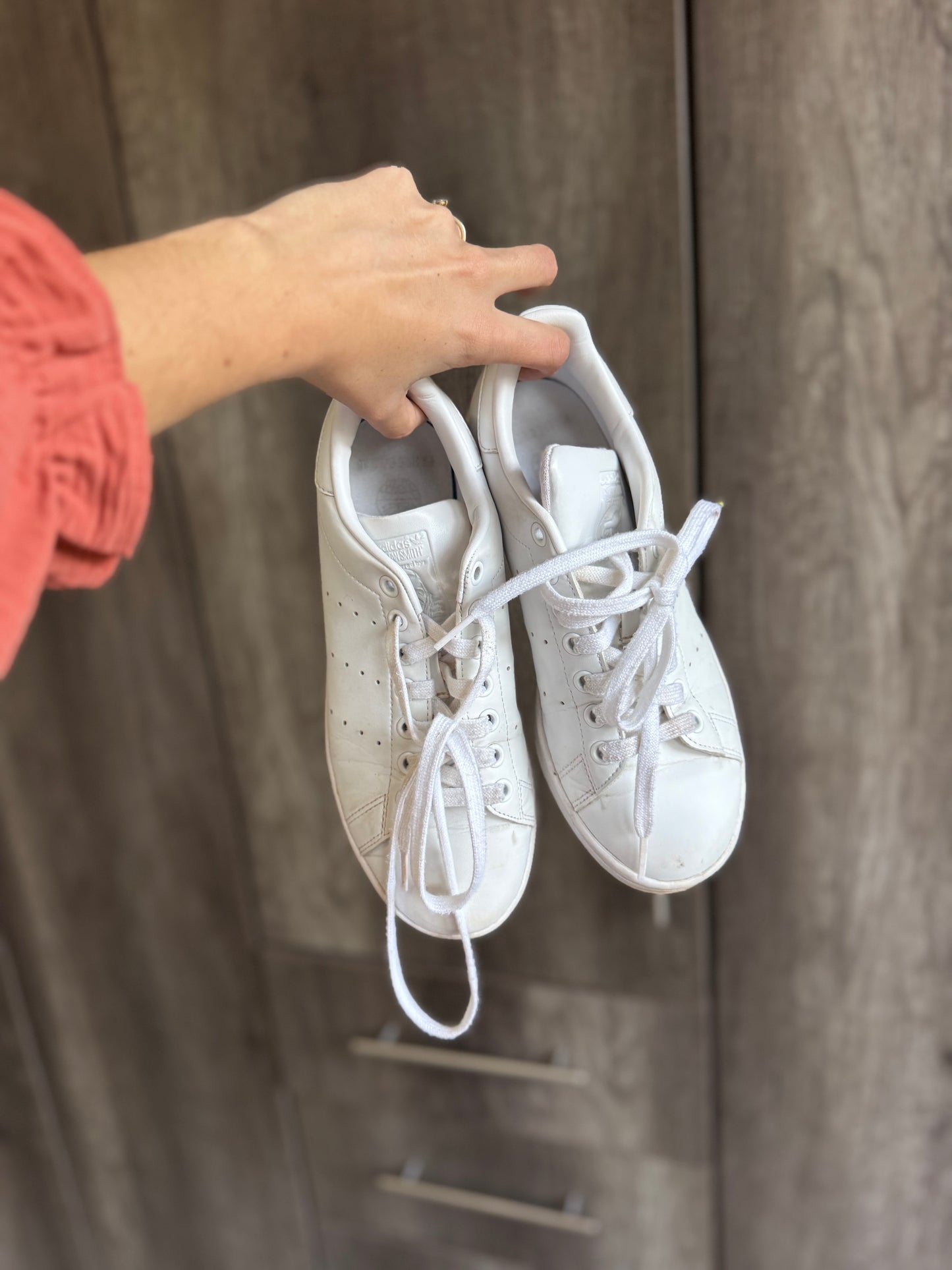 Adidas white sneakers (HH)