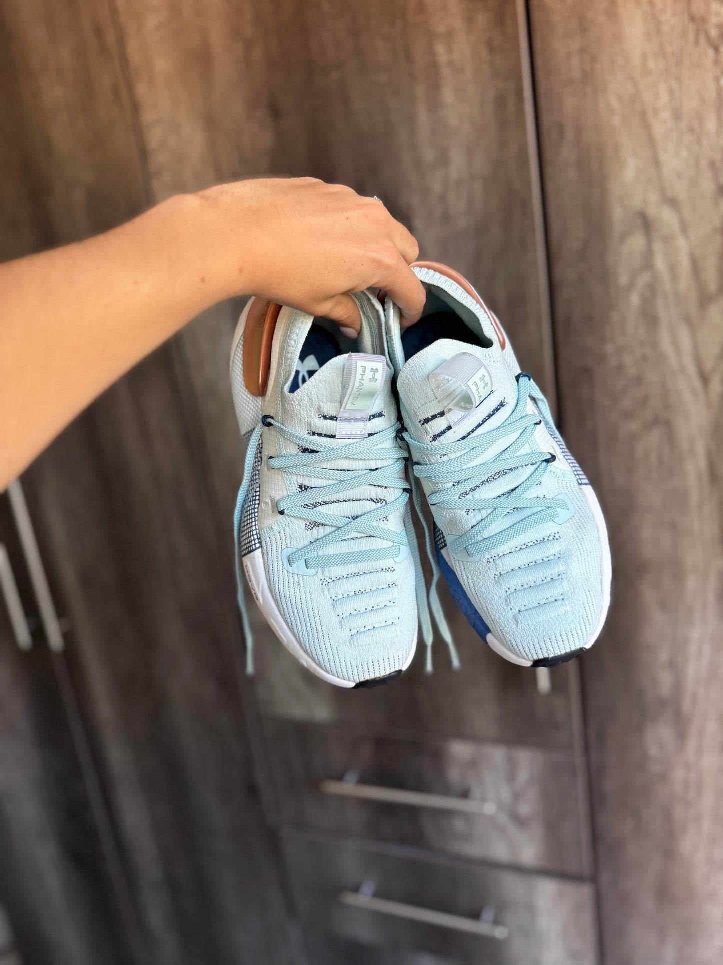 Under Armour blue trainers (HH)