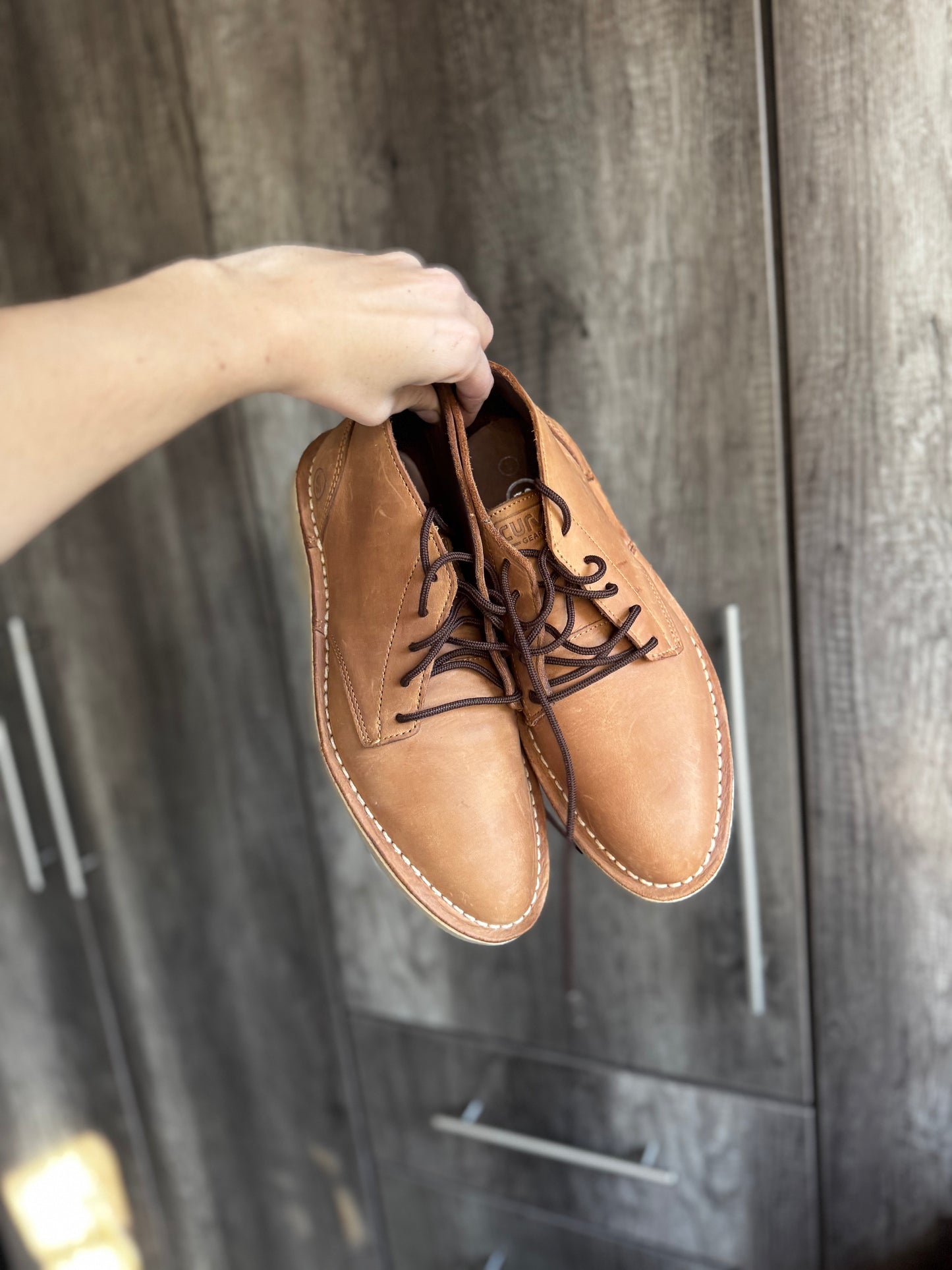 Geniune leather Curve Gear vellies (TT)