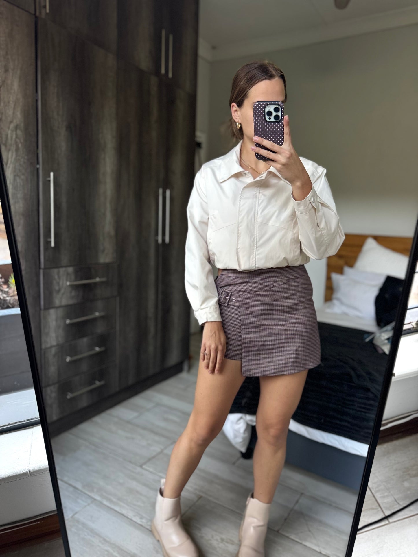Brand New checkered skort (MM)