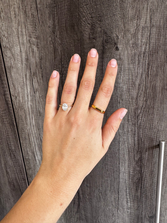 Brand New gold ring from GRACE THE BRAND (L)