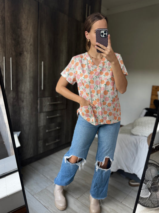 Pretty scrub top (AA)