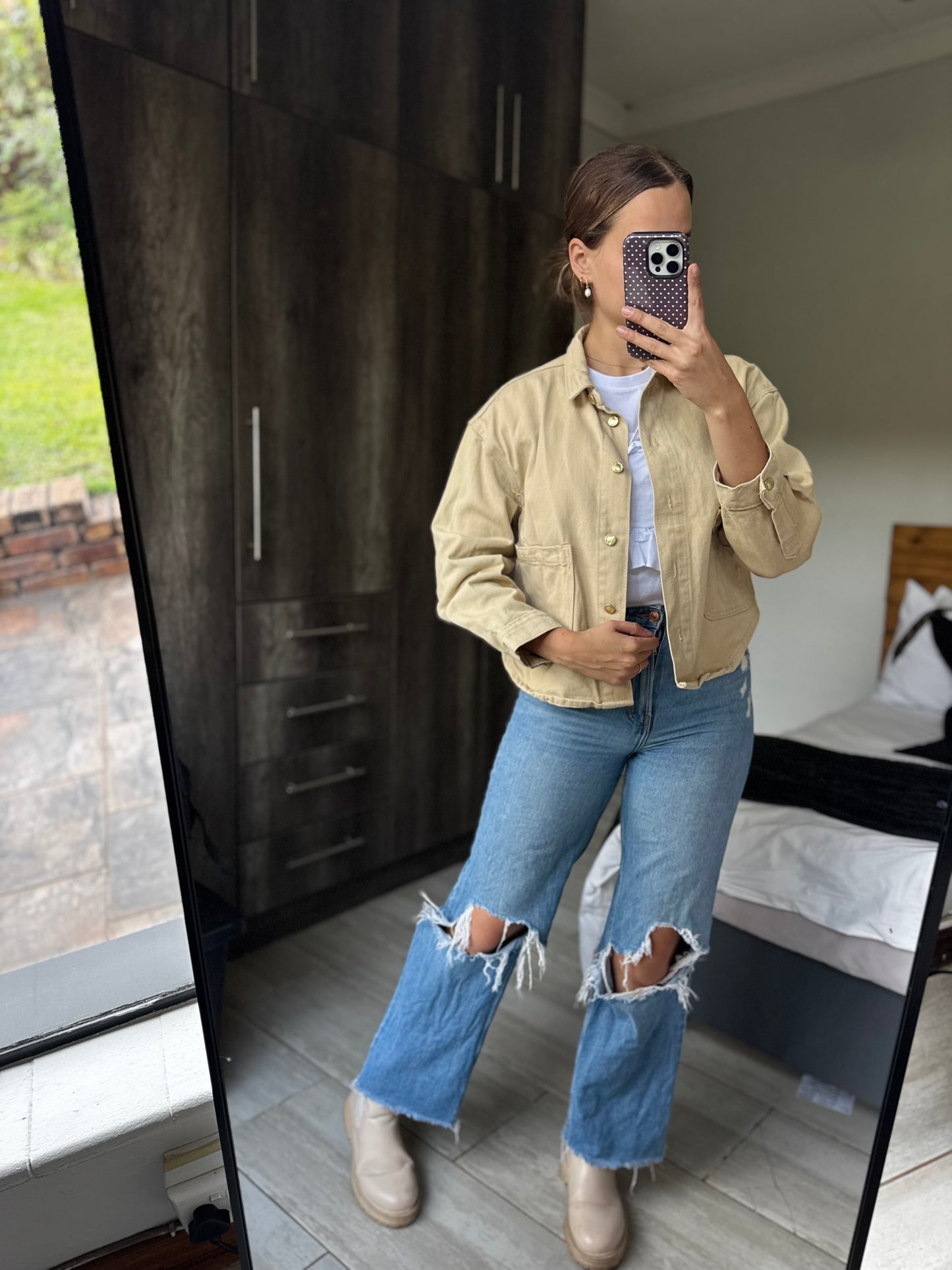 Brown denim jacket (EE)