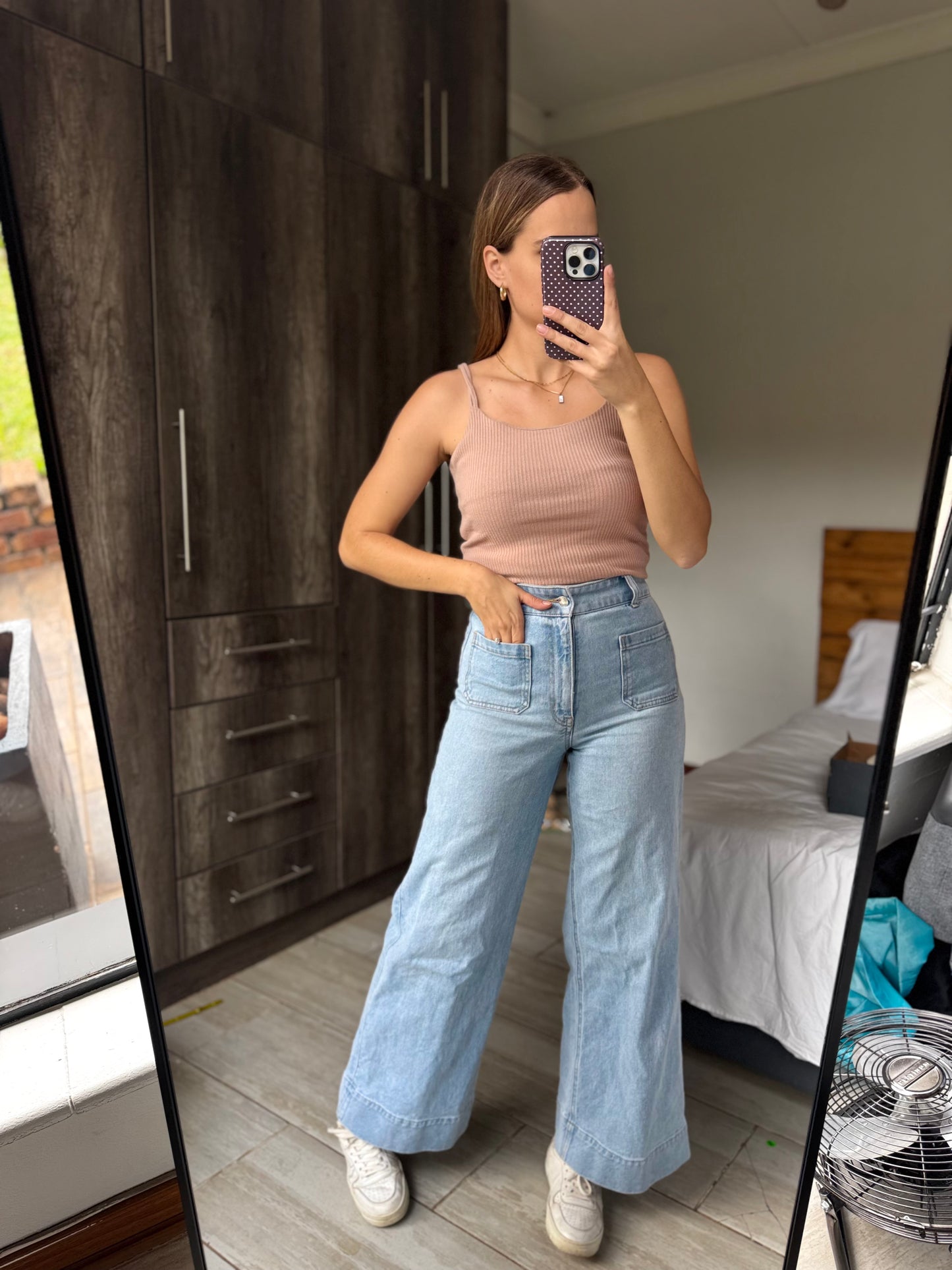 Refinery brown ribbed top (GG)