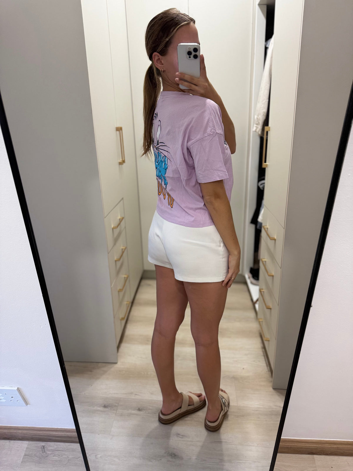 Looney Tunes lilac tee (X1)