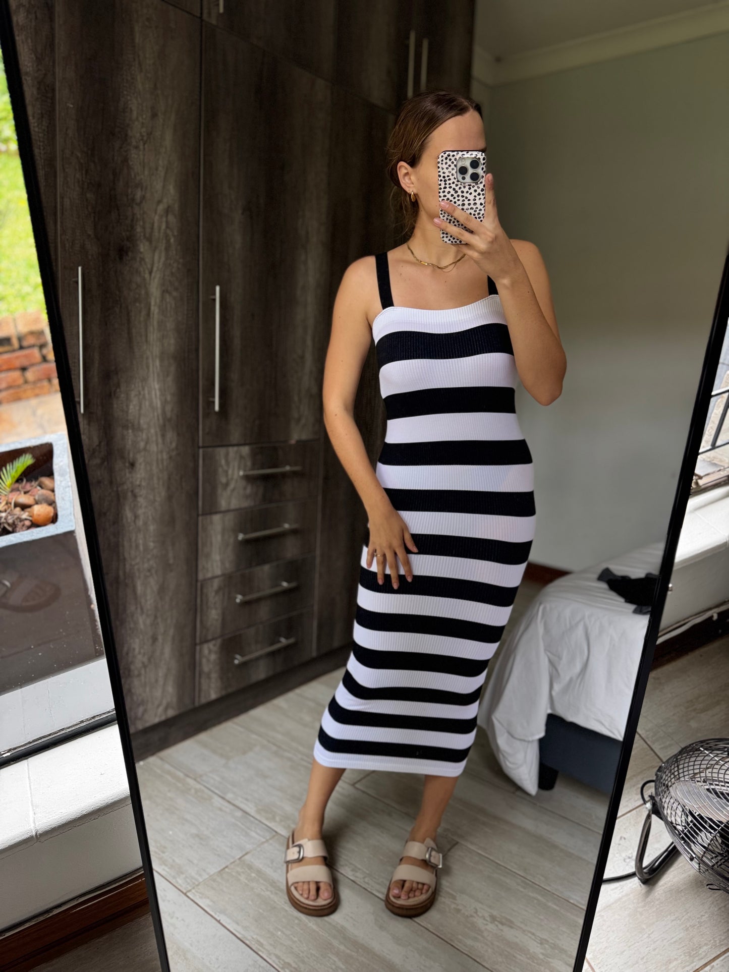 Striped ribbed dress (BB)
