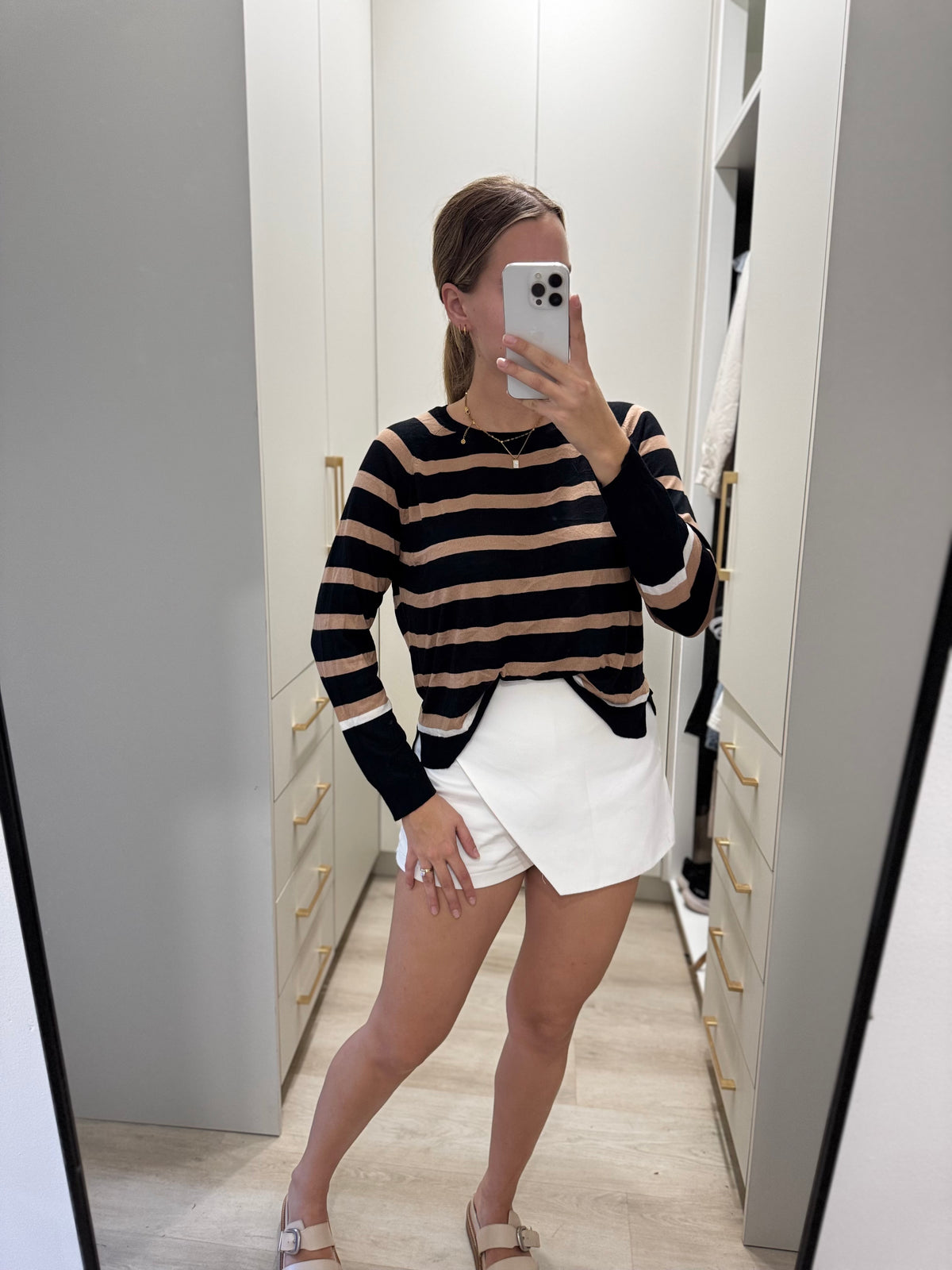 ZARA striped sweater (C)