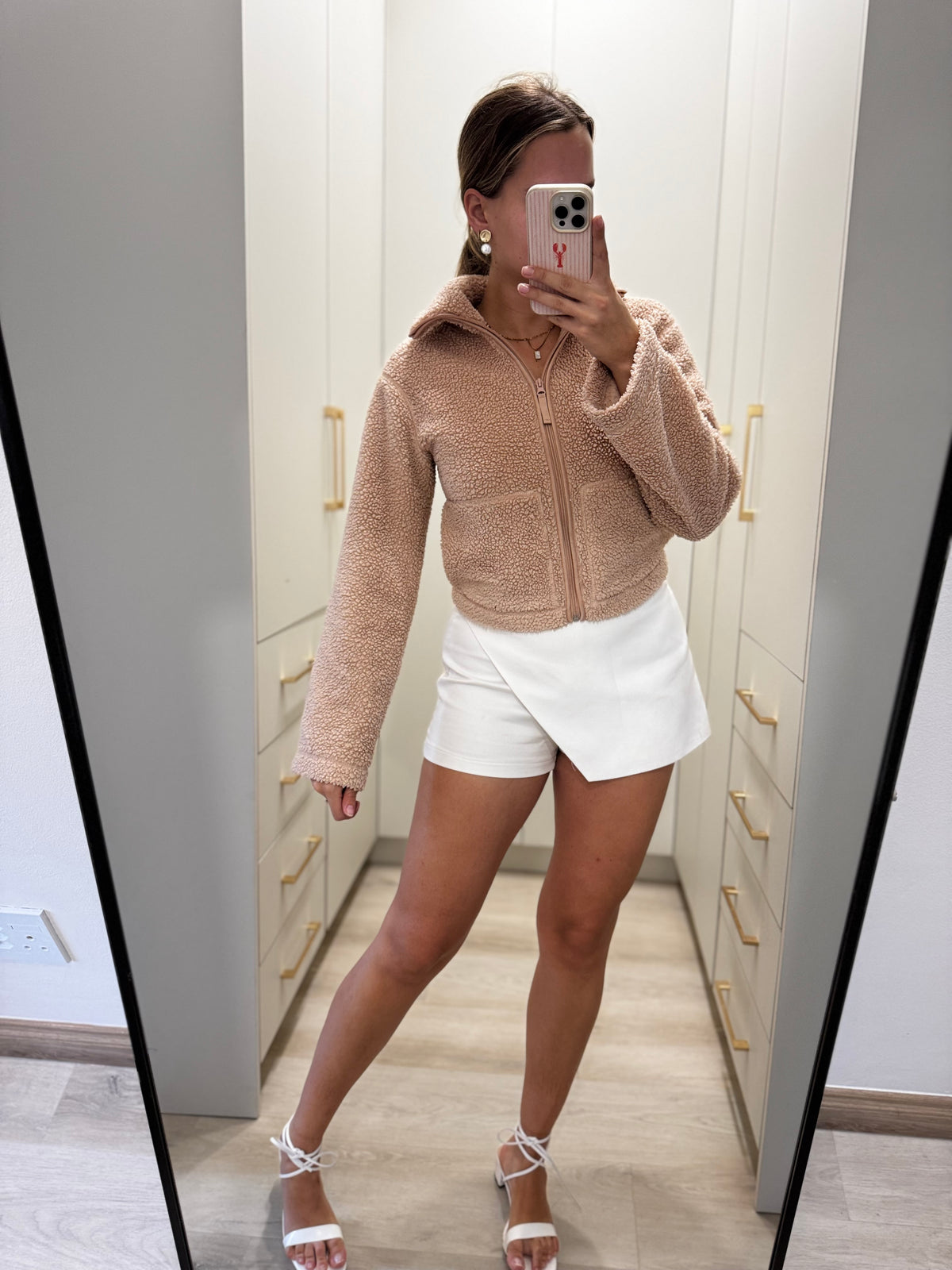 H&M fluffy jacket (J)
