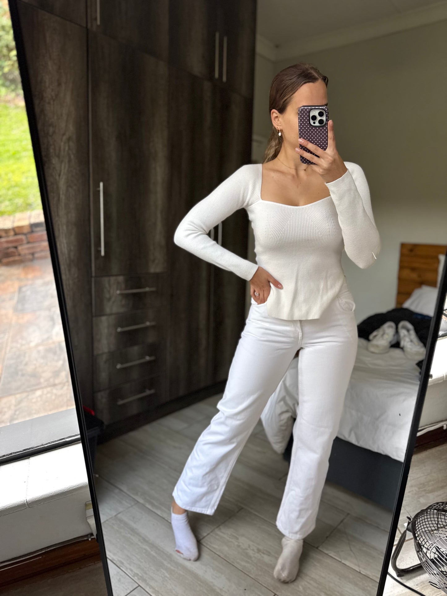 MANGO white jeans (EE)