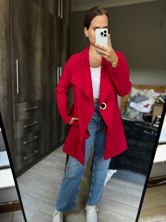 DAVID JONES red coat (BBB)