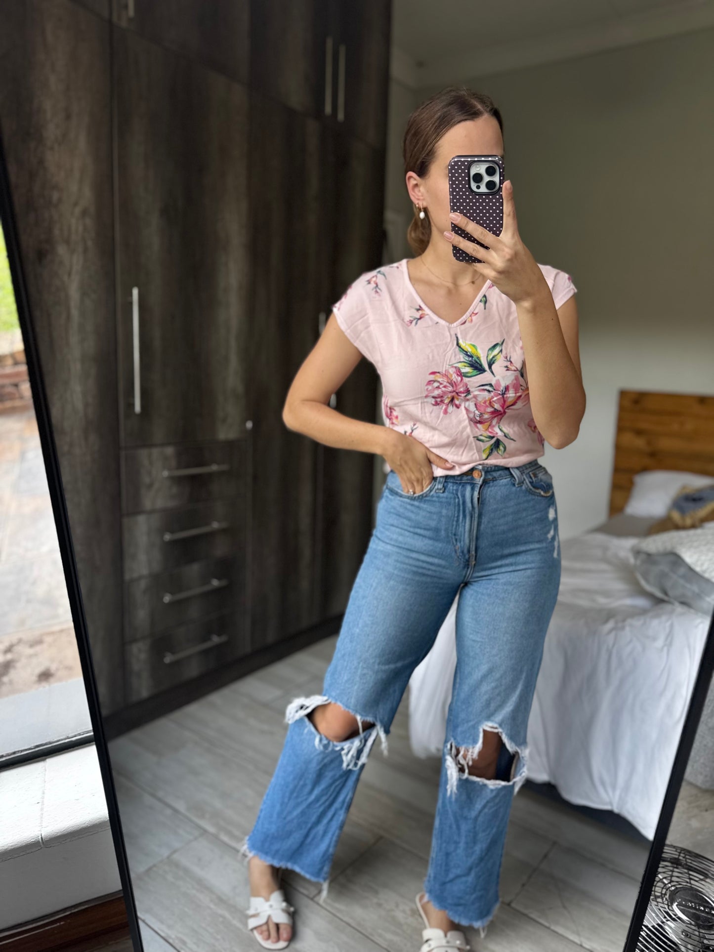Rare Earth floral top (K)
