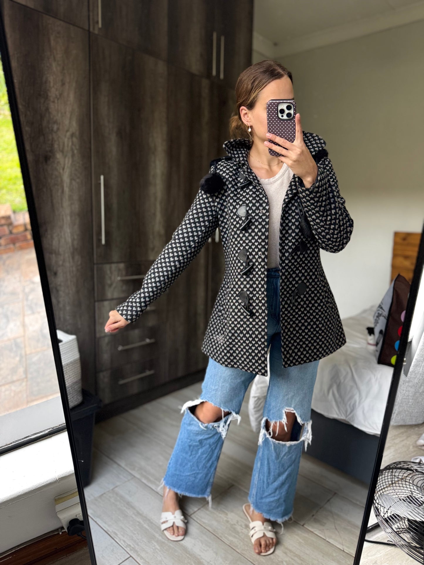 Black heart coat from Hey Betty (B)
