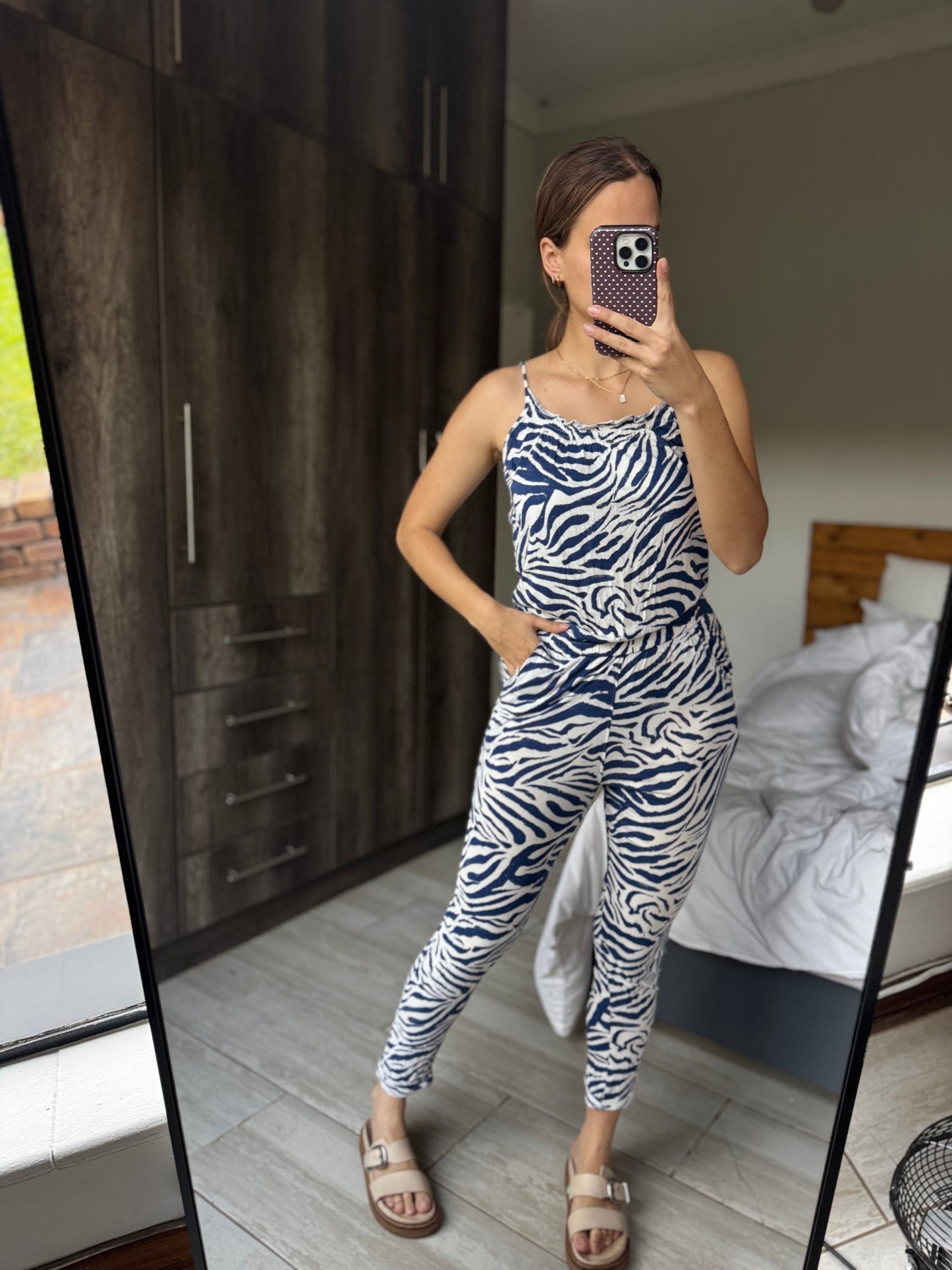 H&M floral jumpsuit (M)
