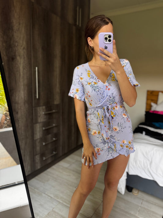 Old Khaki floral dress (D)