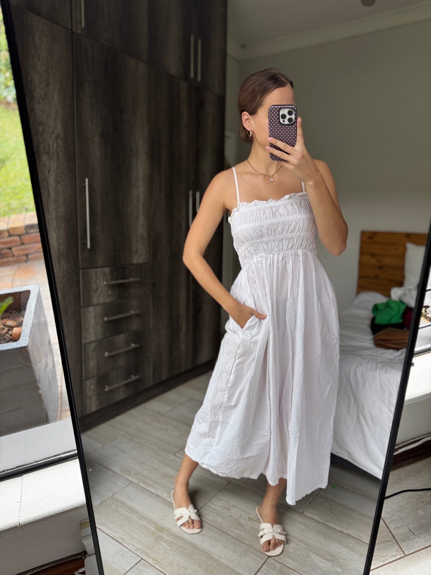 Cotton on white dress (L)
