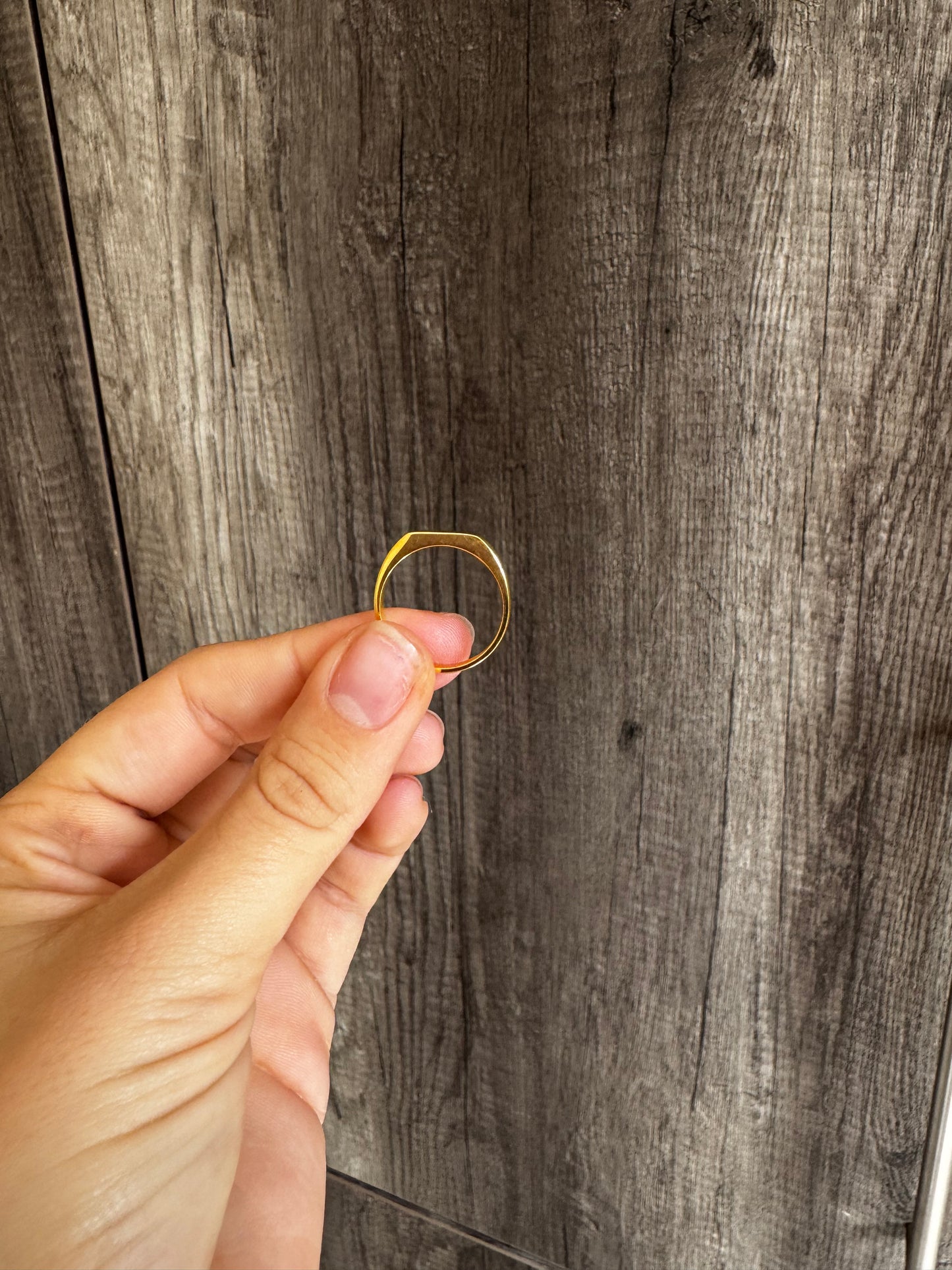 Brand New gold ring from GRACE THE BRAND (L)