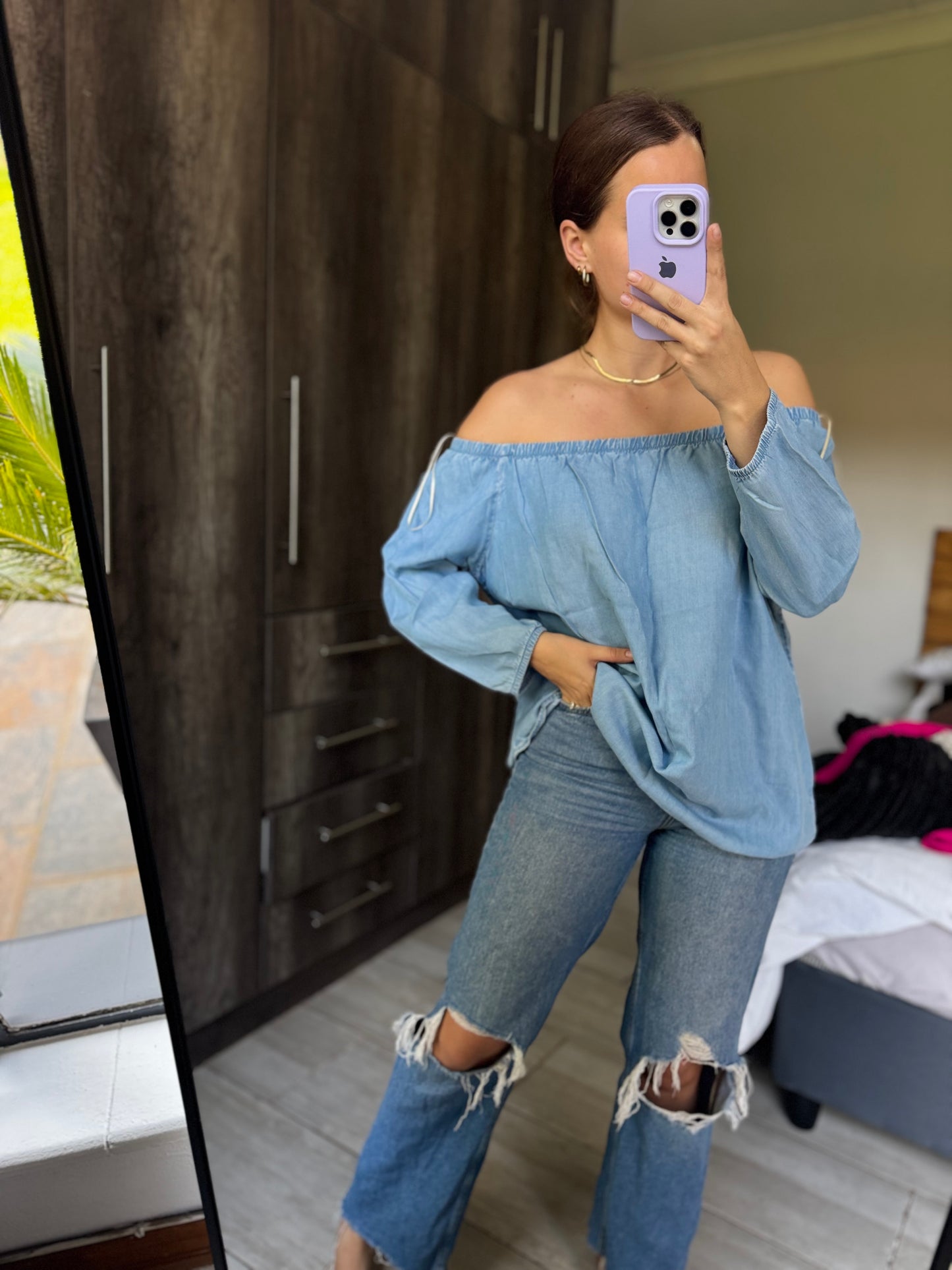 POETRY denim top (Q)
