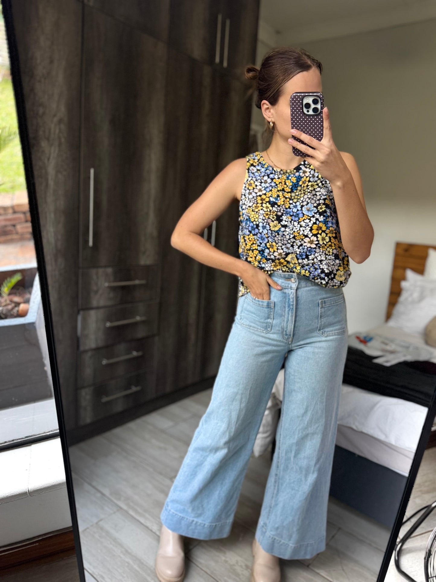Floral pretty top (A)