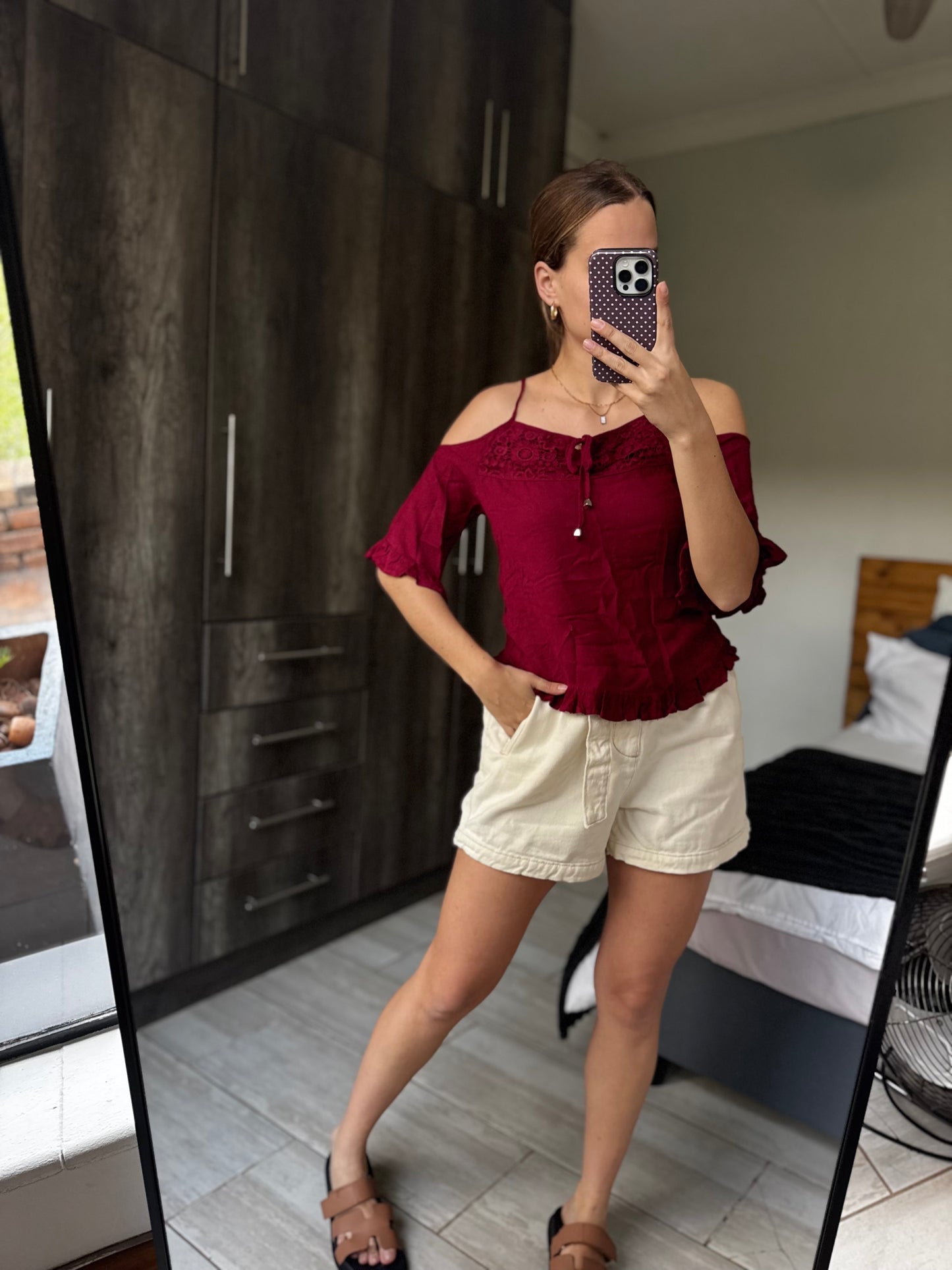 Maroon top (II)