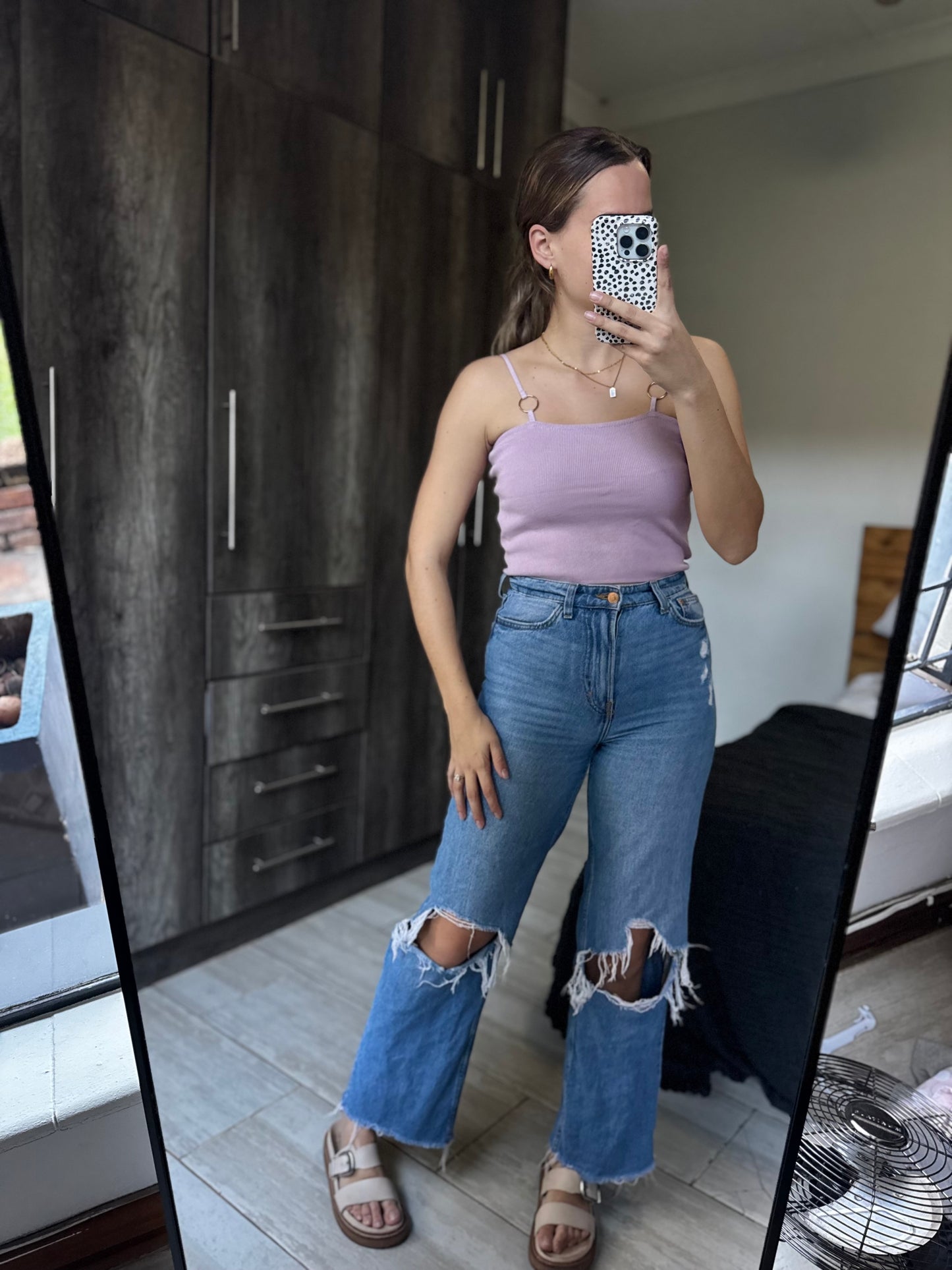 Lilac knit top (VV)
