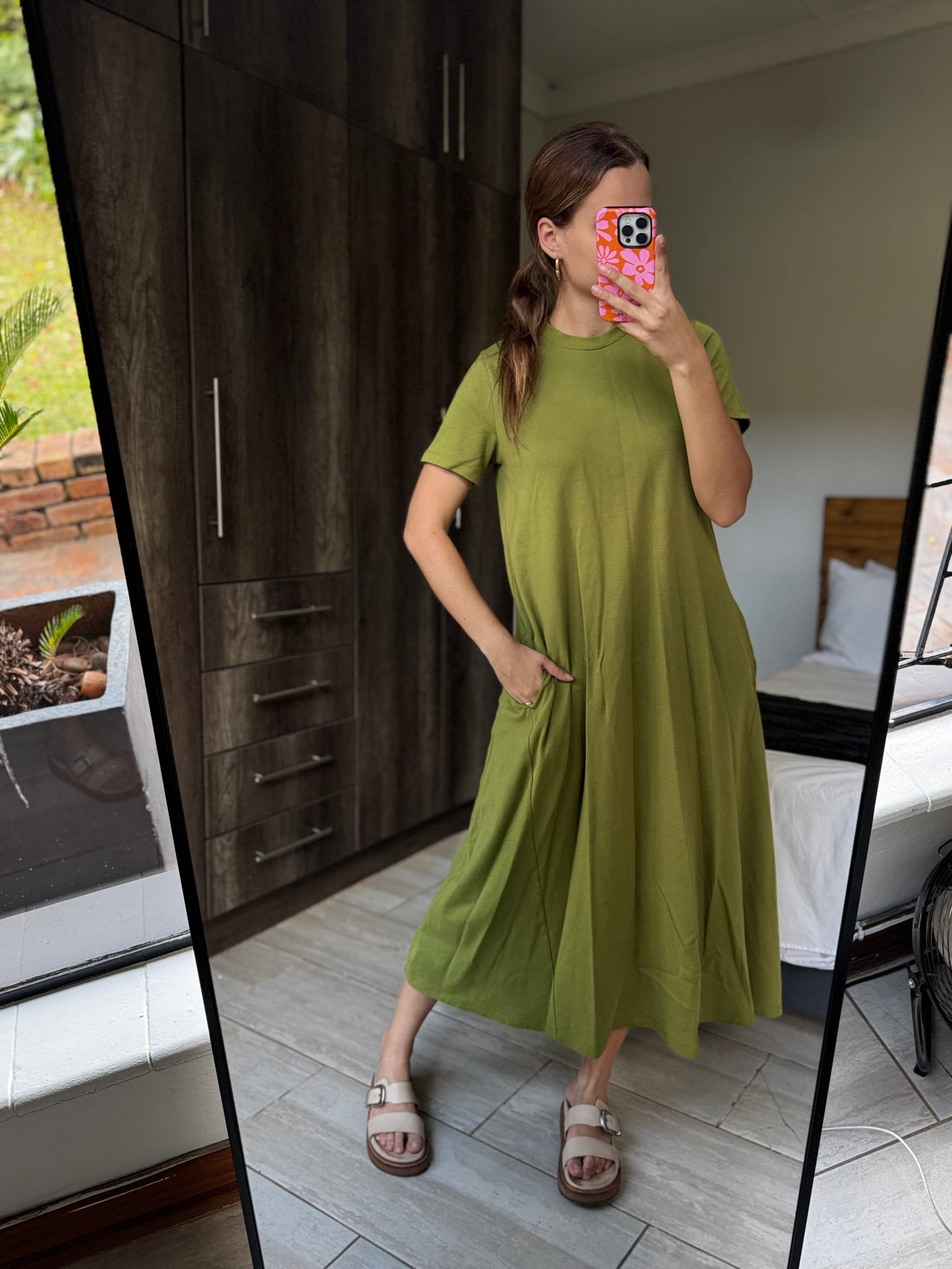 UNIQ green dress (P)