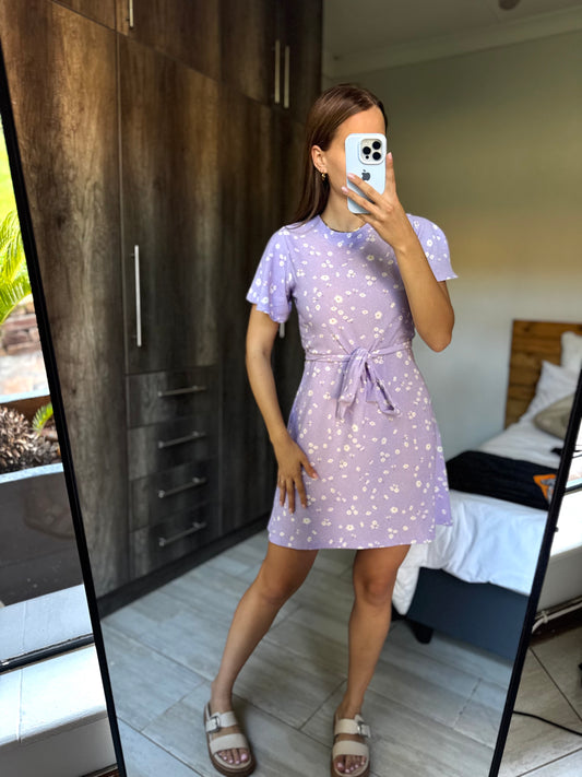 Lilac floral dress (D)