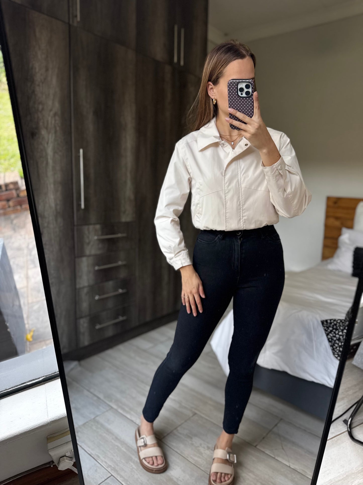 Black denim jeans (YY)