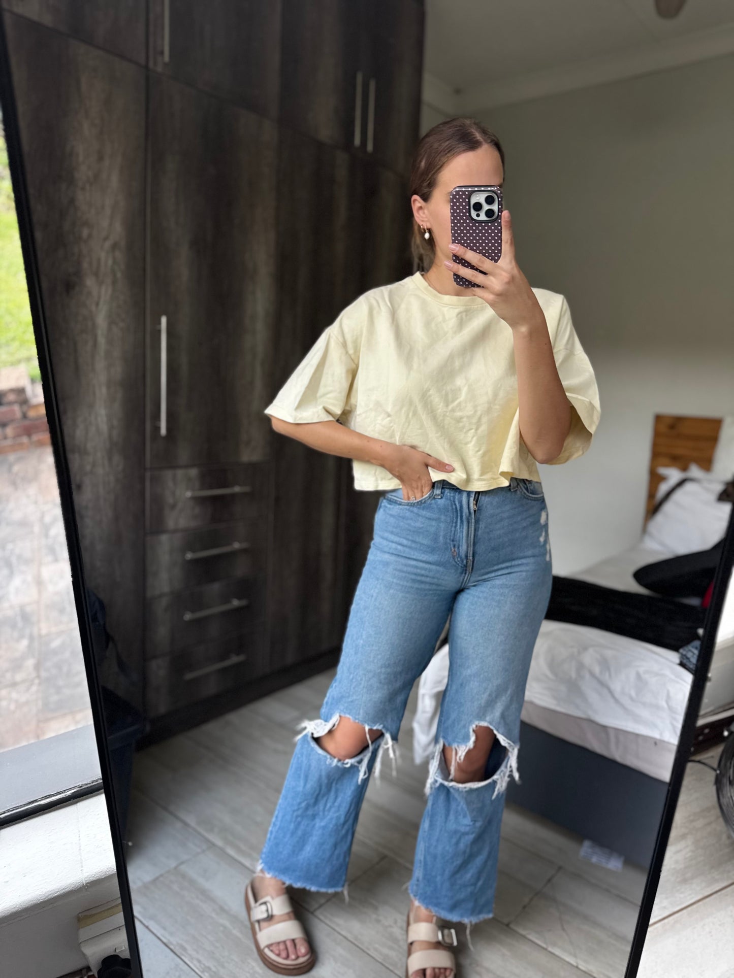 Yellow tee (L)