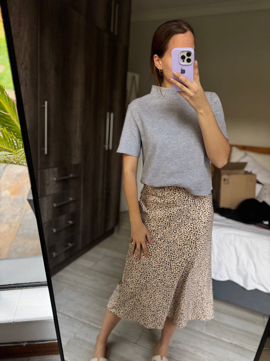 ZARA grey tee (FF)