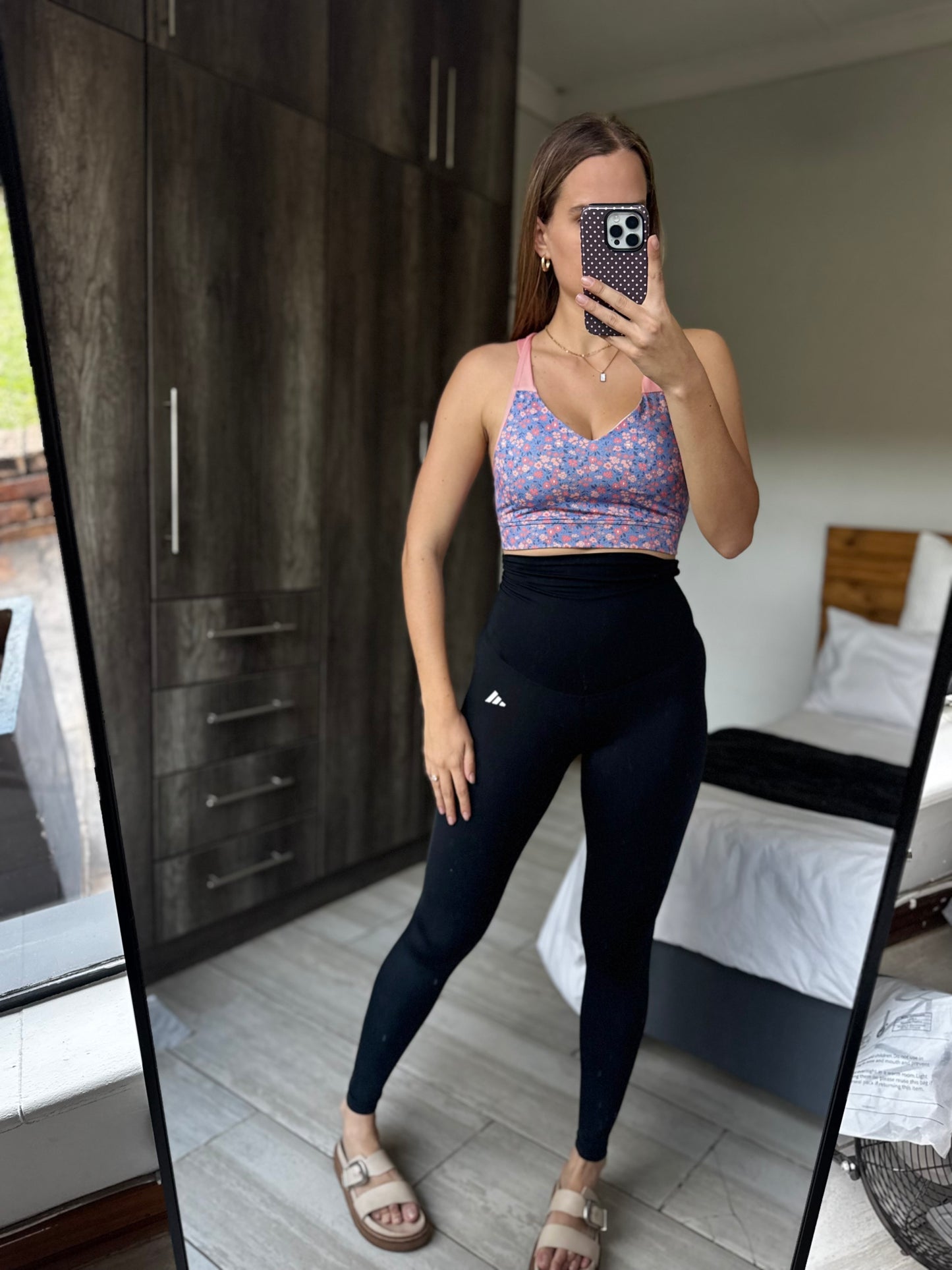 Floral sports bra (G)