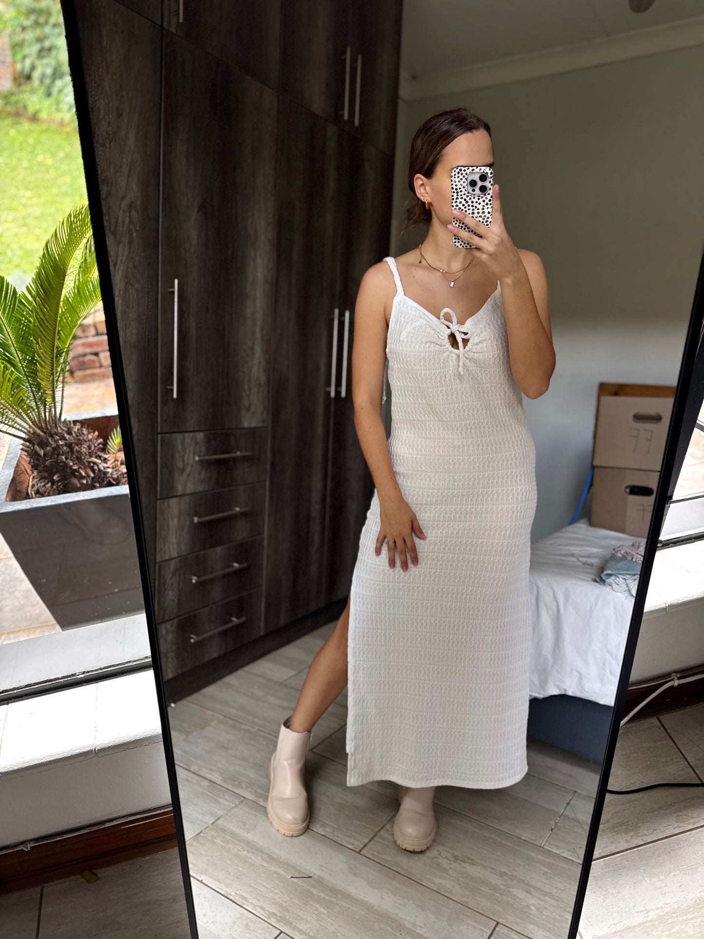 Stunning white dress (M)