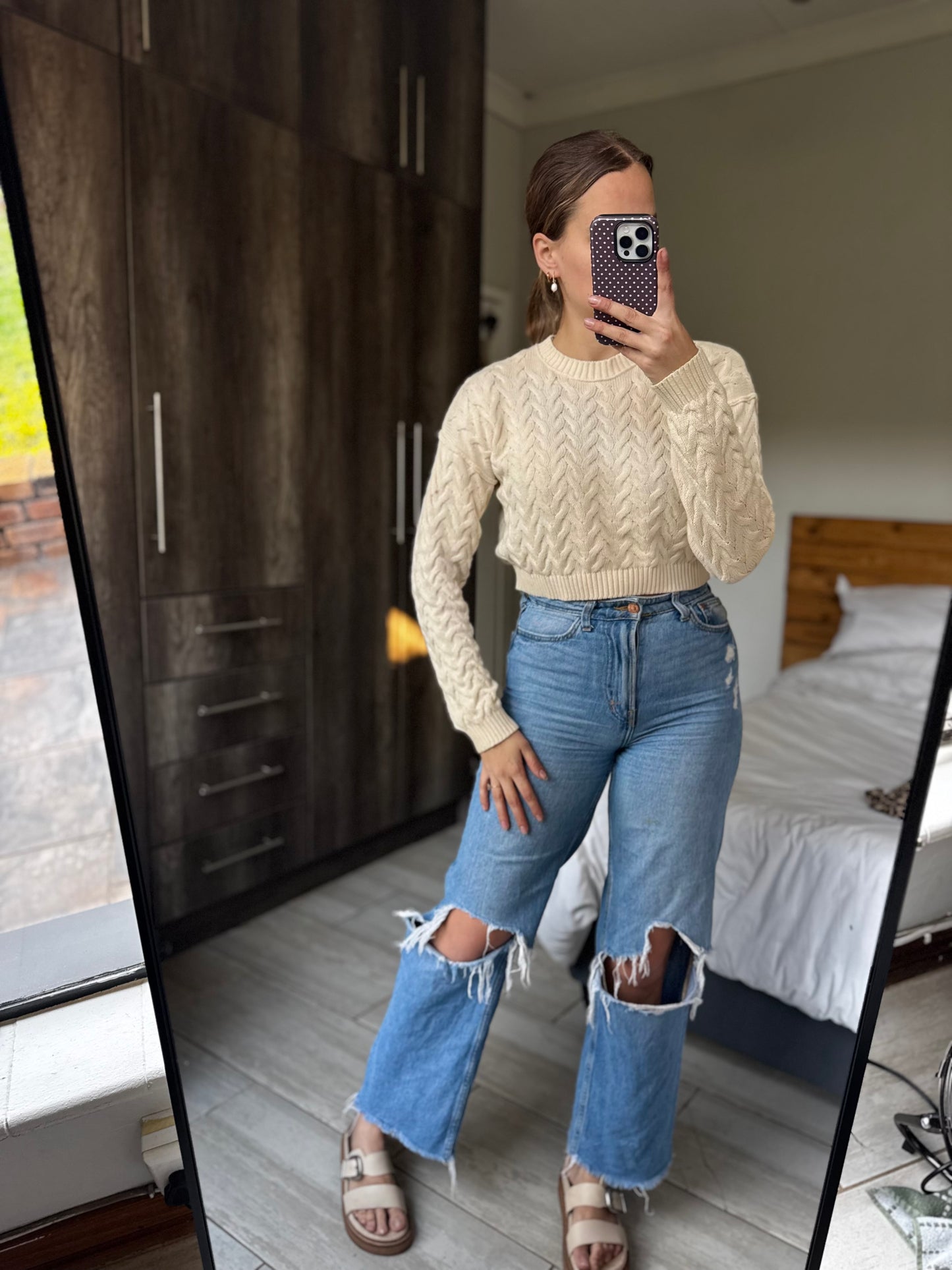 Cotton on cream knitted sweater (RR)