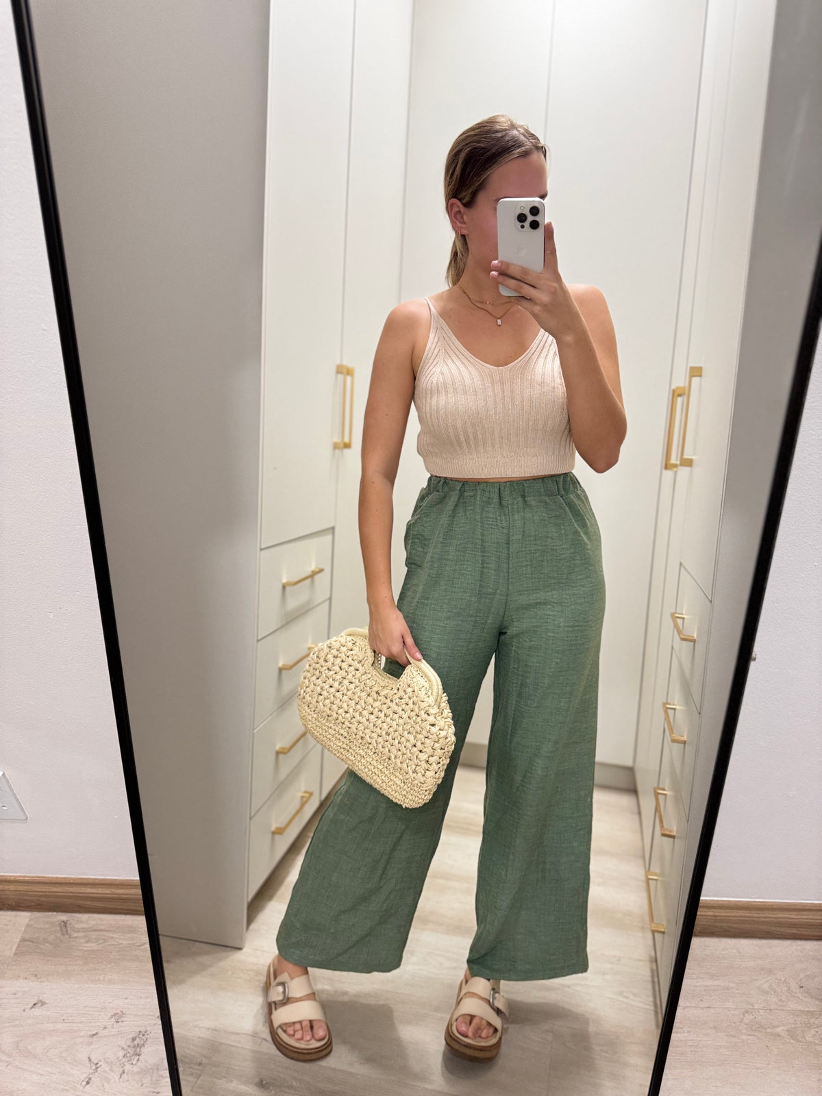 Brown knit top (OO)