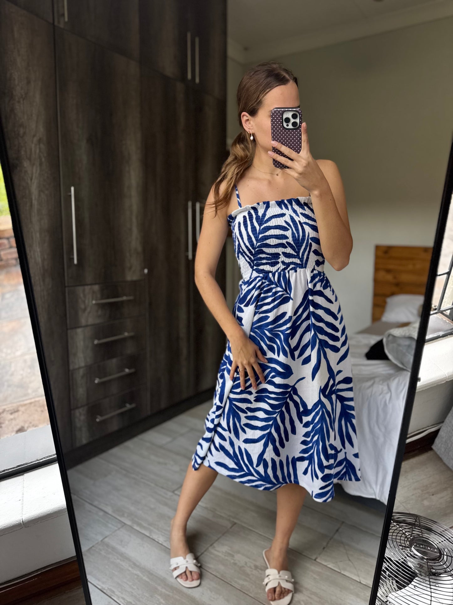 H&M blue floral dress (X3)