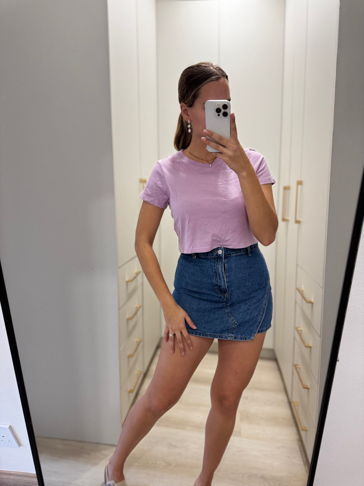 Cotton on lilac baby tee (K)