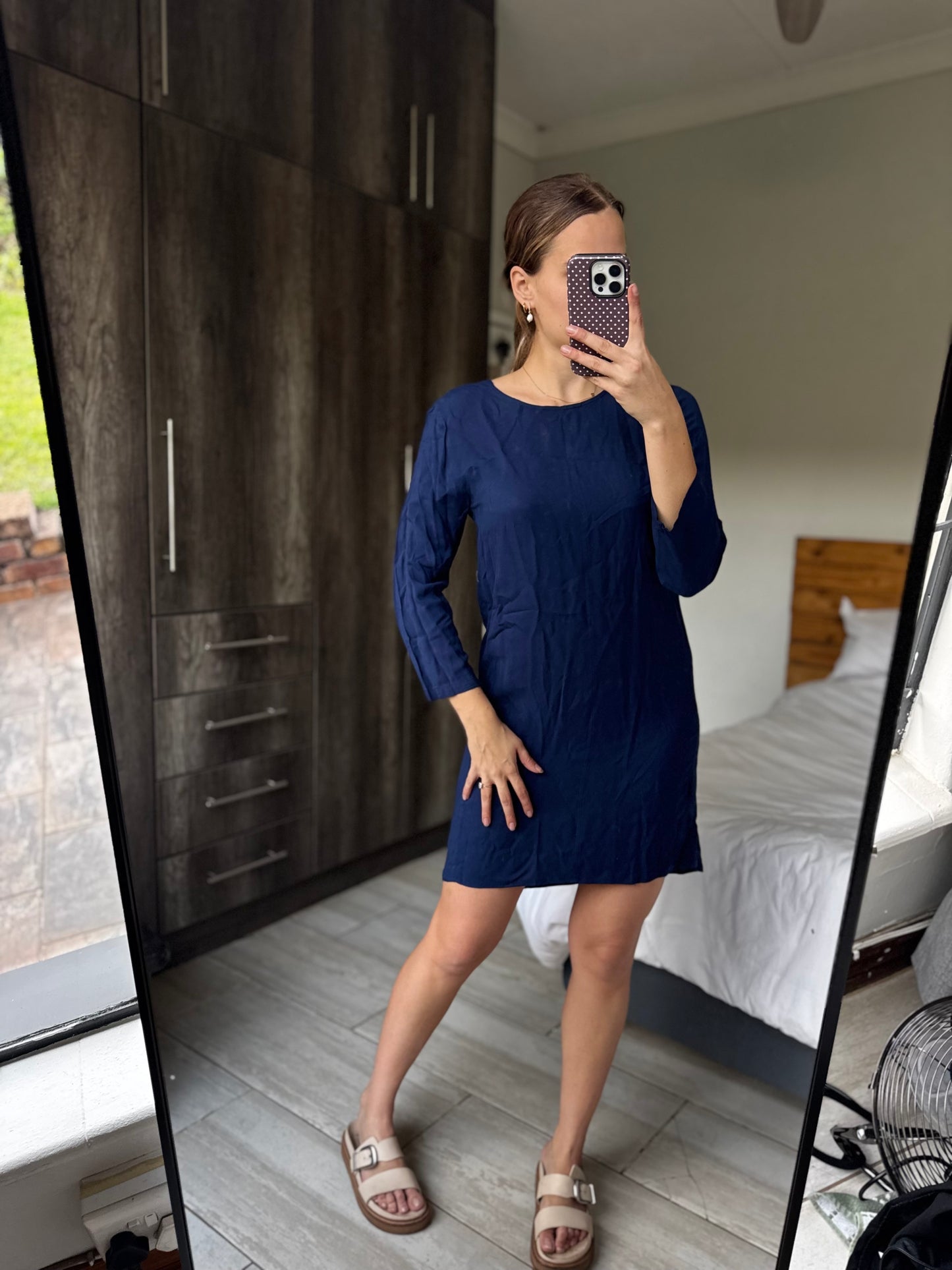 Woolworths navy dress (TT)