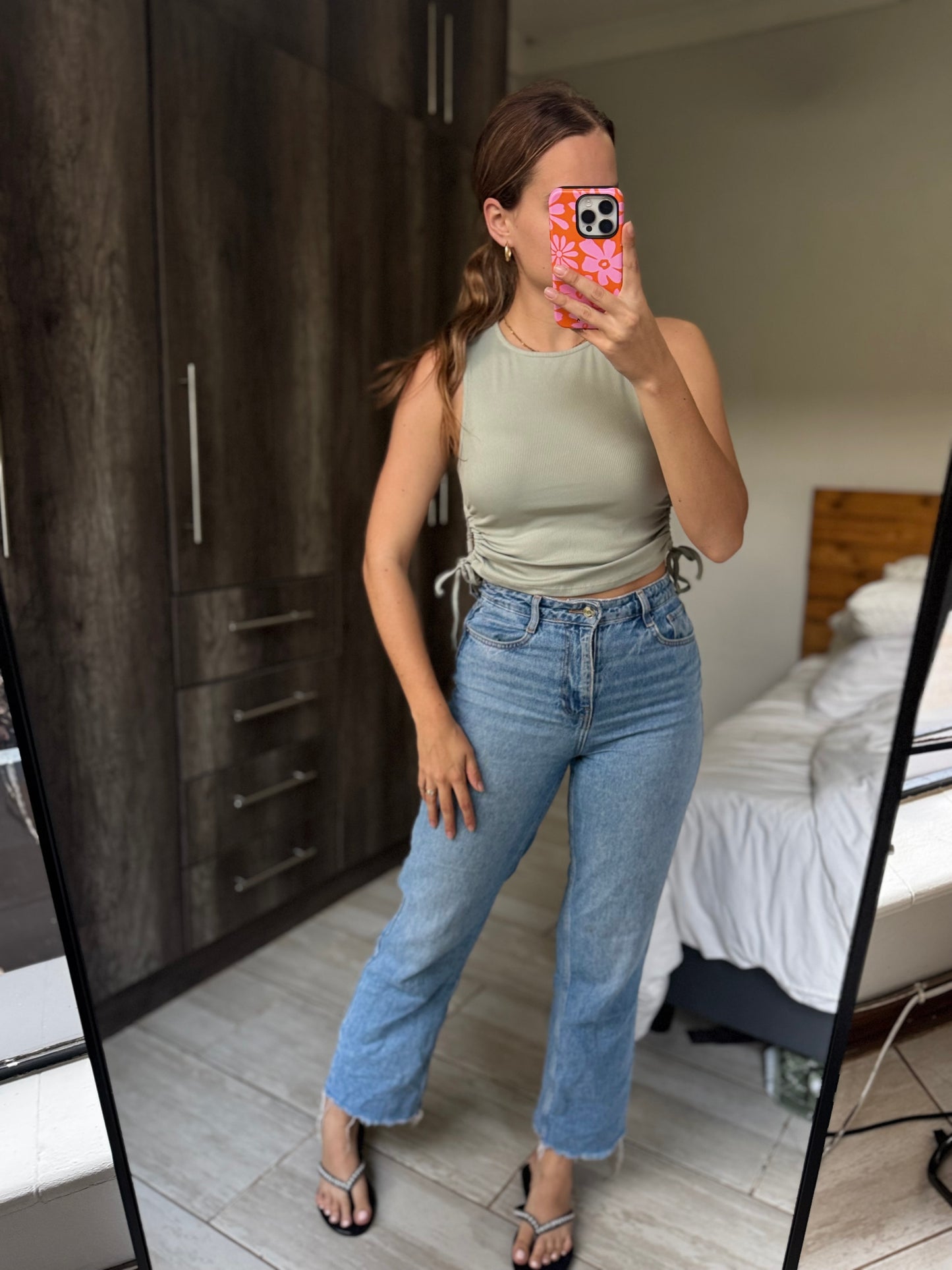 Cotton on green tank (P)