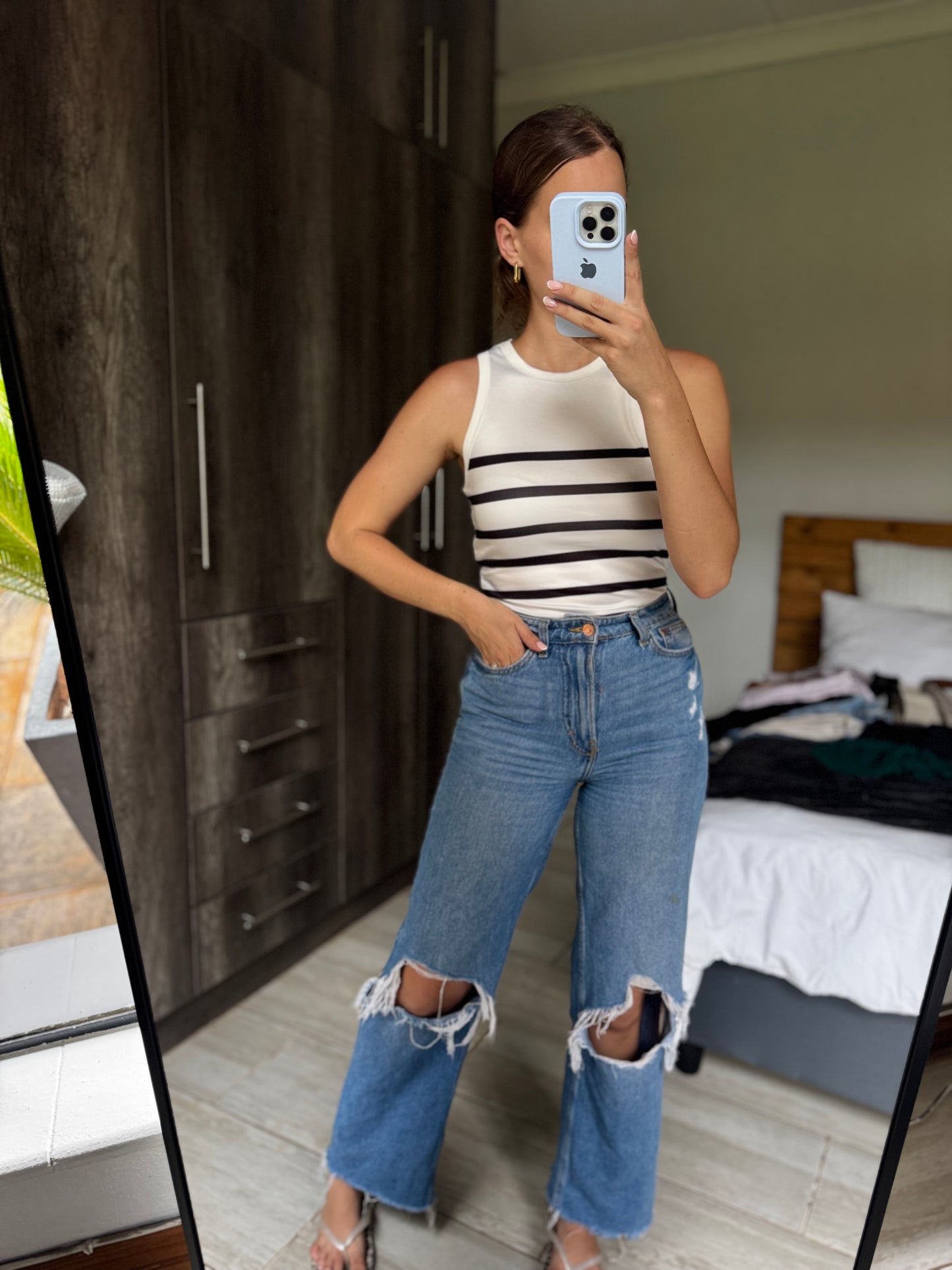 Striped bodysuit (G)