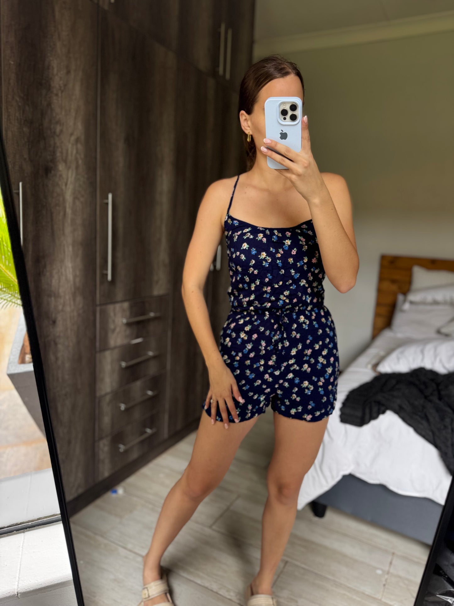 Blue floral jumpsuit (BBB)