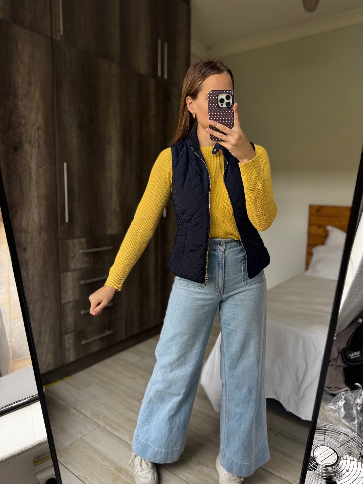 ZARA navy vest (Q)