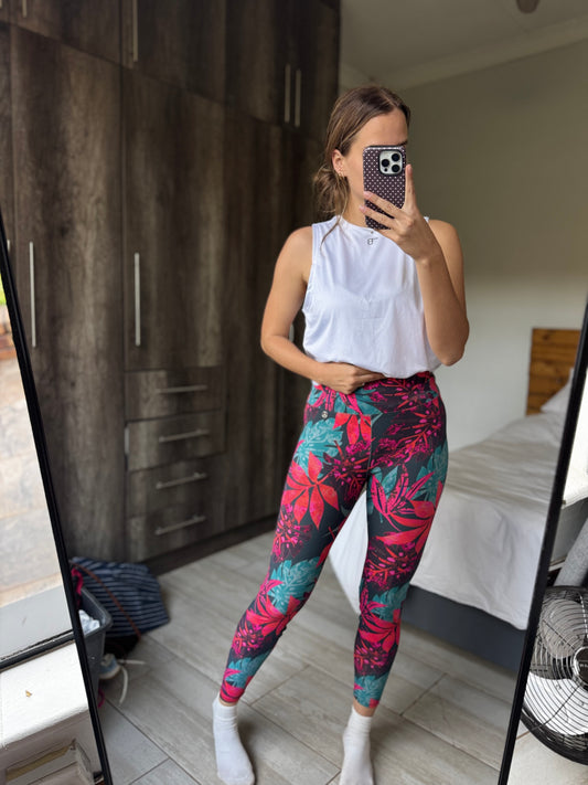 Floral gym leggings (X1)