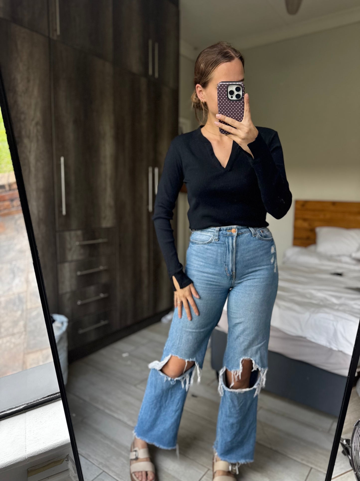 Old Khaki black top (X1)