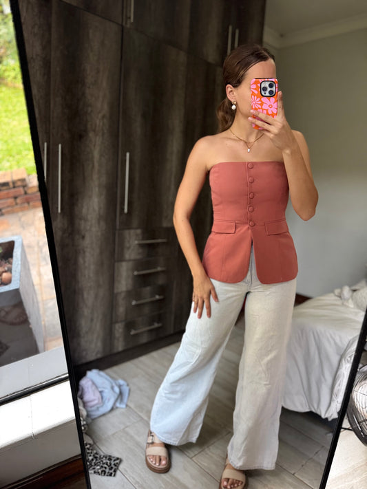 Pink vest top (HH)