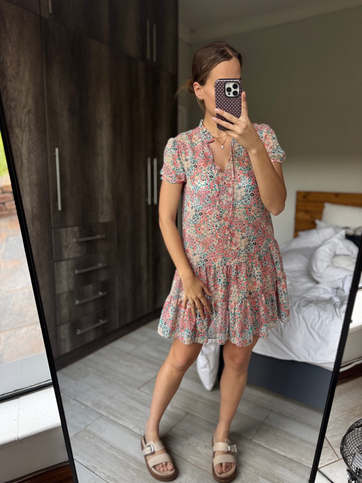 Floral sheer dress (N)