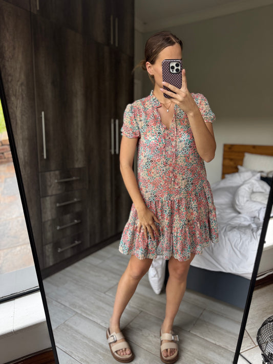 Floral sheer dress (N)