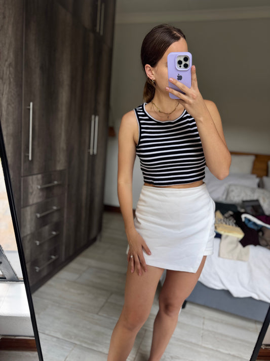 Striped ribbed tank (RR)