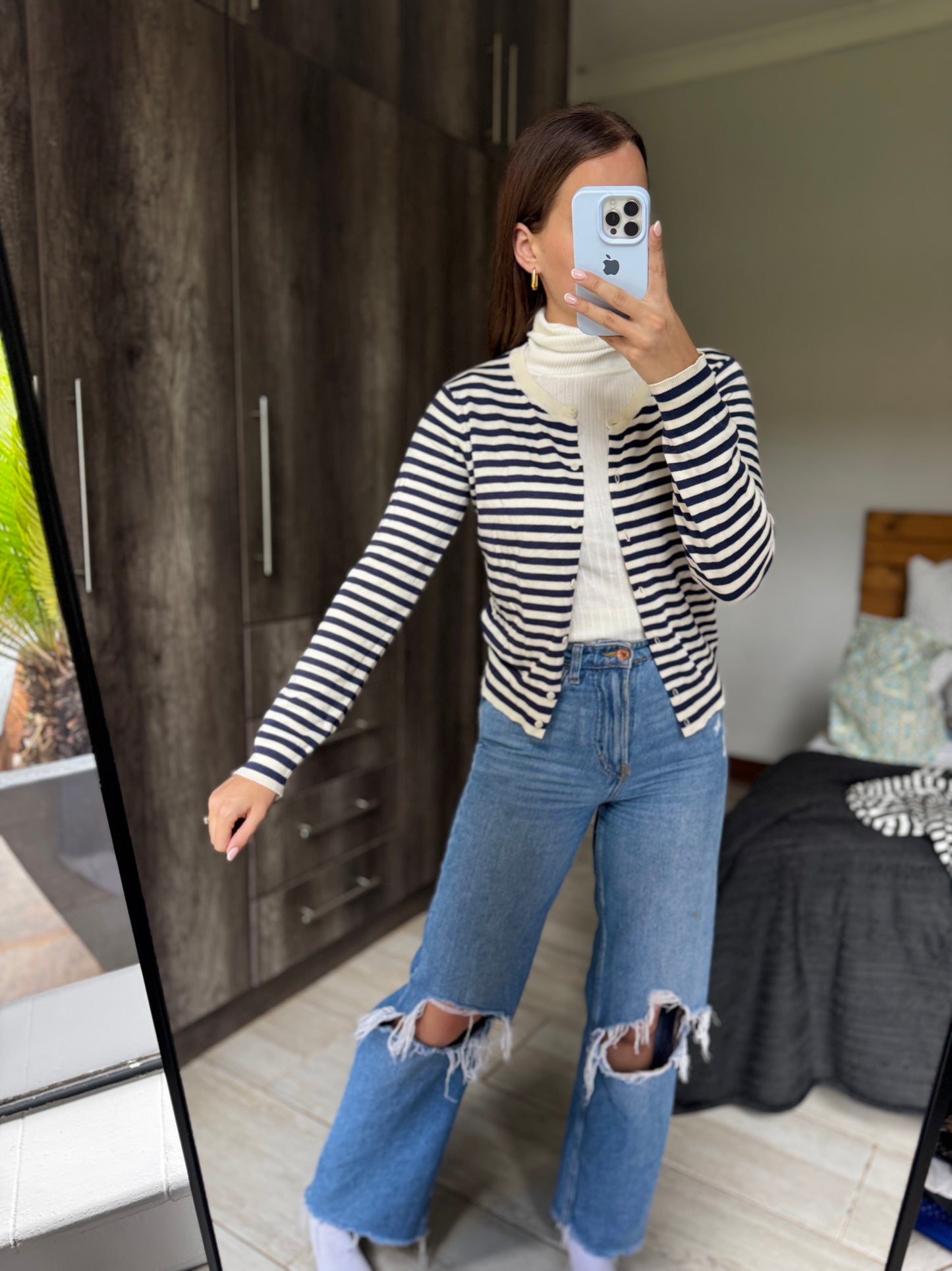 Striped cardigen (AA)