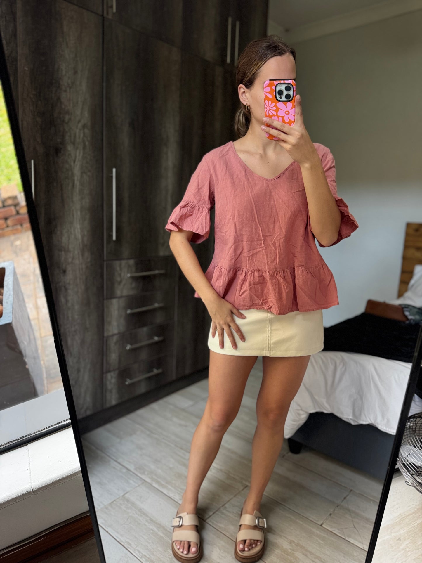 Refinery pink pretty top (A)