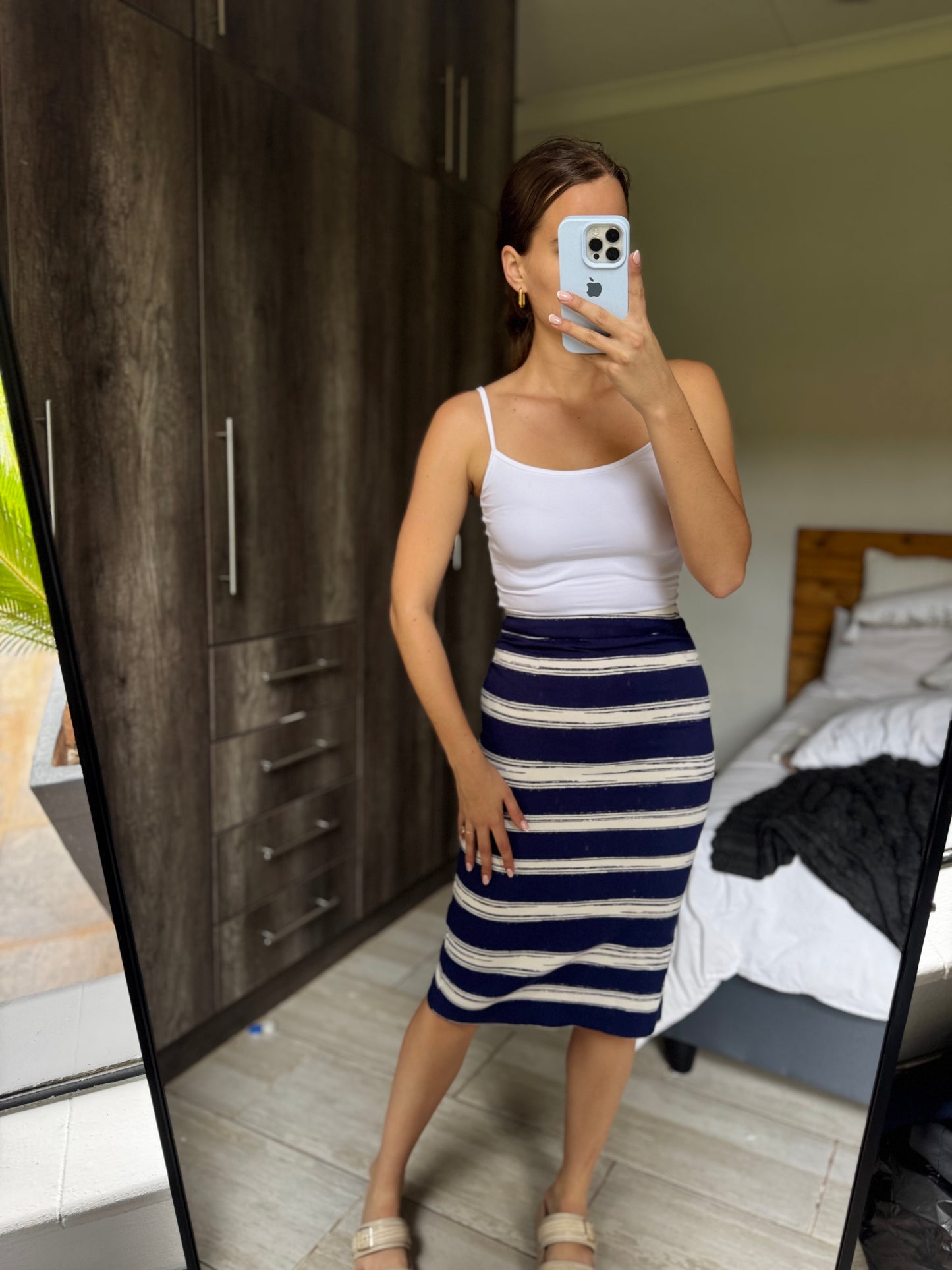 ZARA striped skirt (BBB)