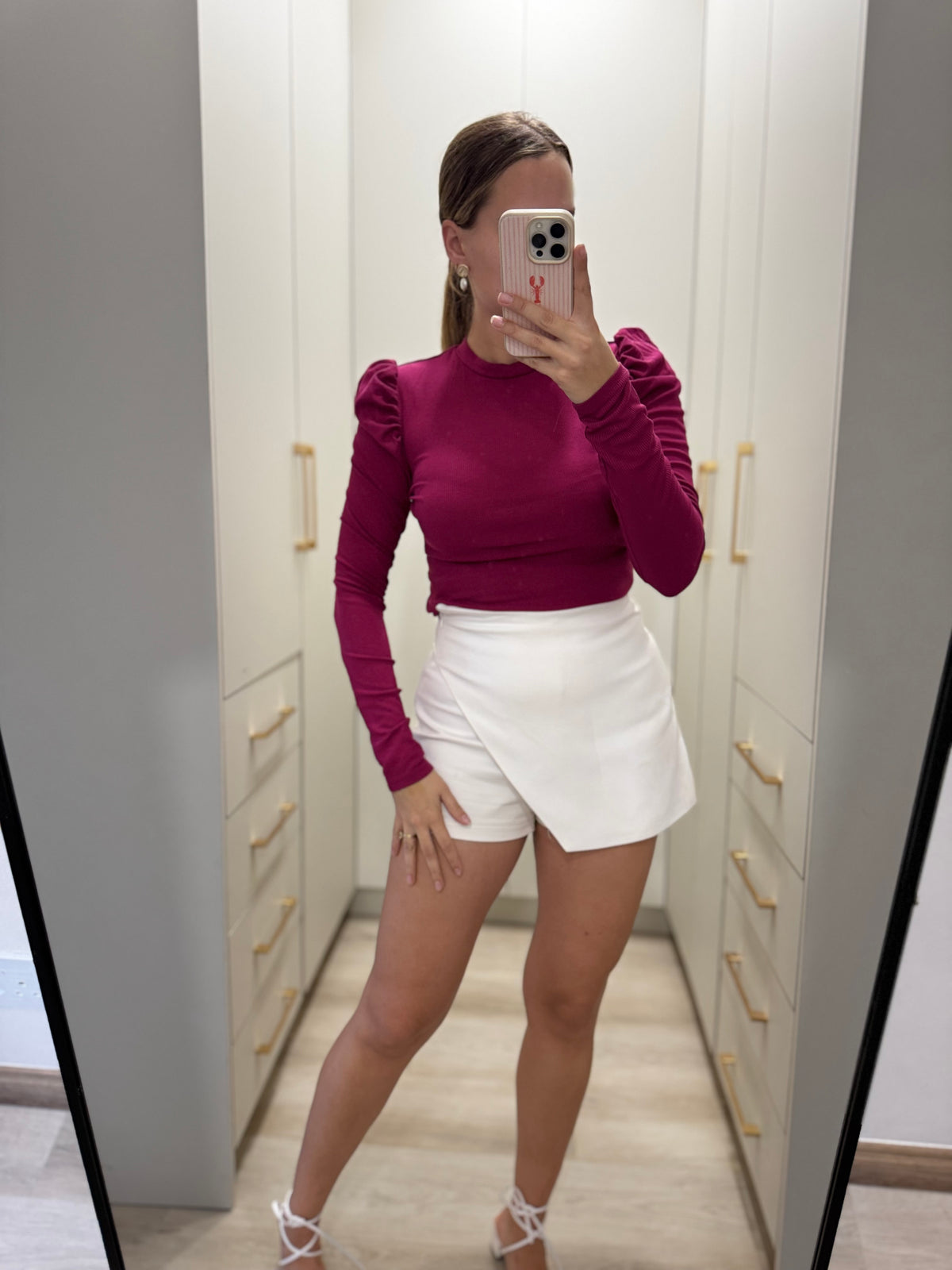 Ribbed long sleeve top (E)
